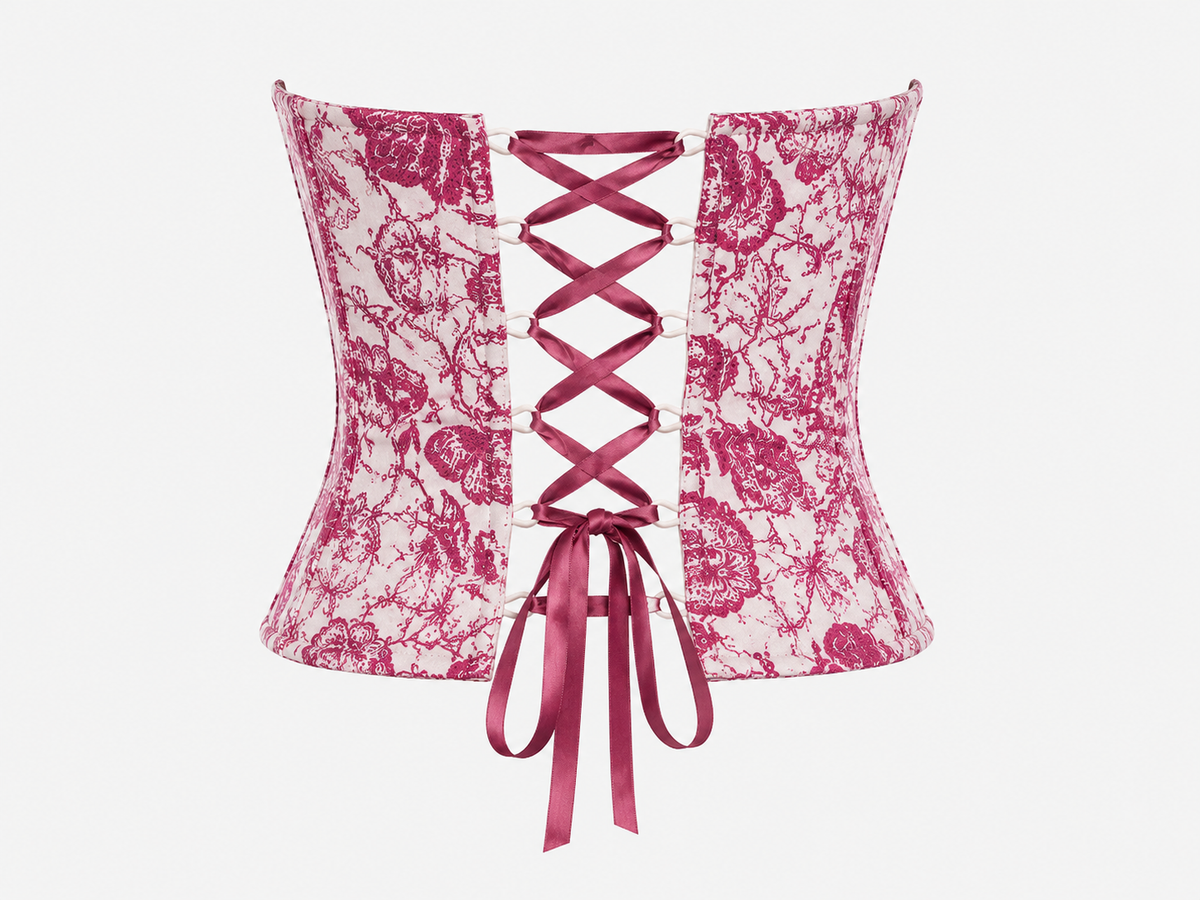Pink Blossom Corset