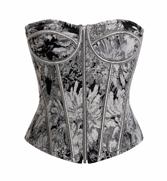 Grey Tulip Corset